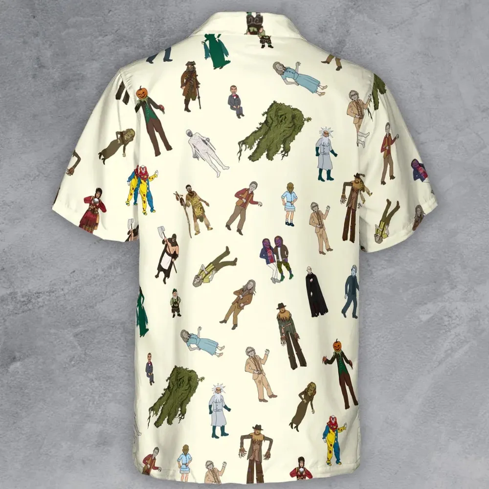 Monster Characters from Goosebumps Button Down Shirt - 3