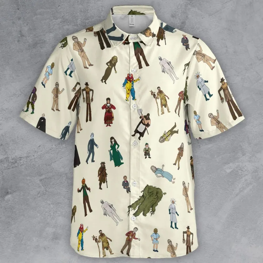 Monster Characters from Goosebumps Button Down Shirt - 2