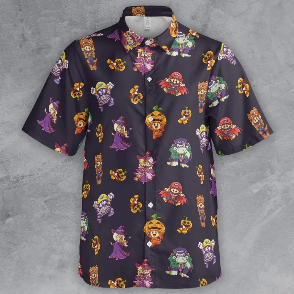 Gaming Ghosts Button Down Shirt - 2