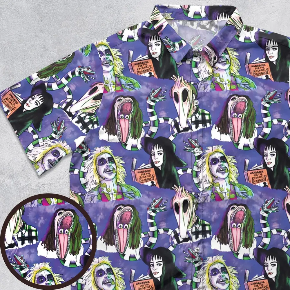 Beetle and Crew Beetlejuice Button Down Shirt - 1