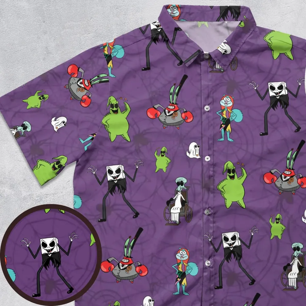 SquarePants Nightmare Button Down Shirt - 1