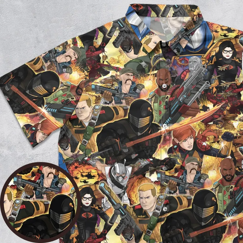 G.I. Joe Universe Button Down Shirt - 1