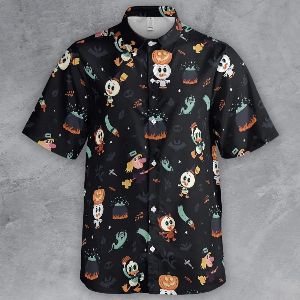 Quacky Halloween DuckTales Button Down Shirt - 2
