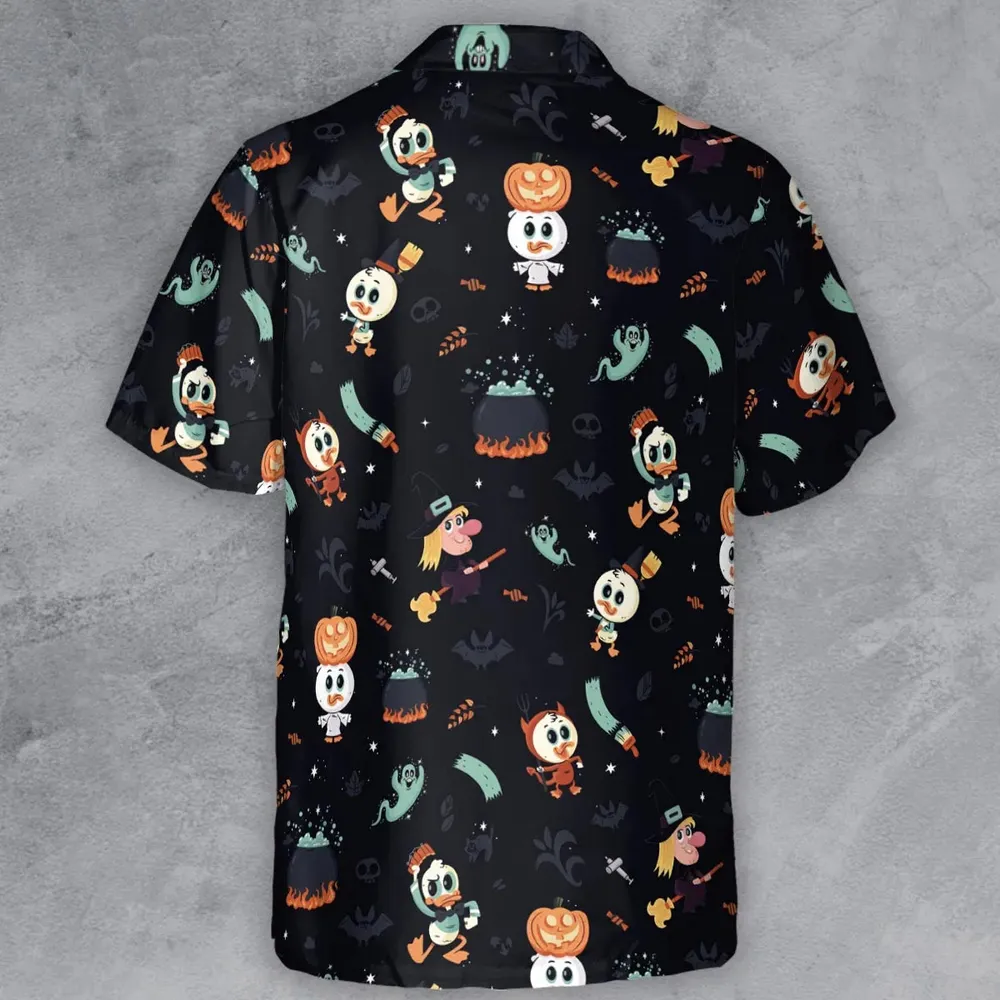 Quacky Halloween DuckTales Button Down Shirt - 3