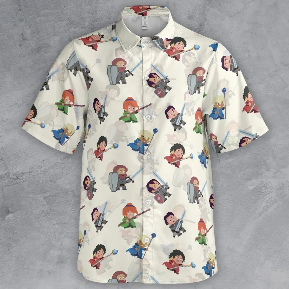 Pixel Fantasy Final Fantasy Button Down Shirt - 2