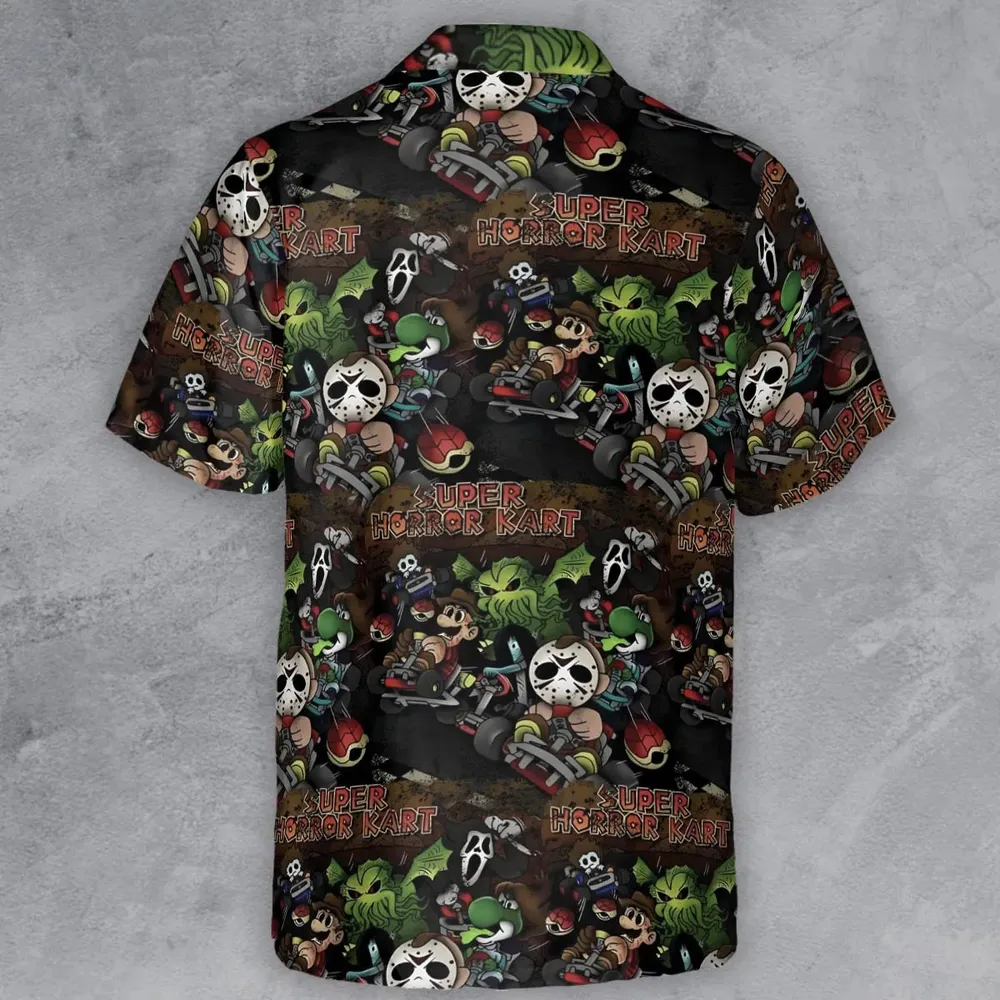 Super Horror Kart Button Down Shirt - 3