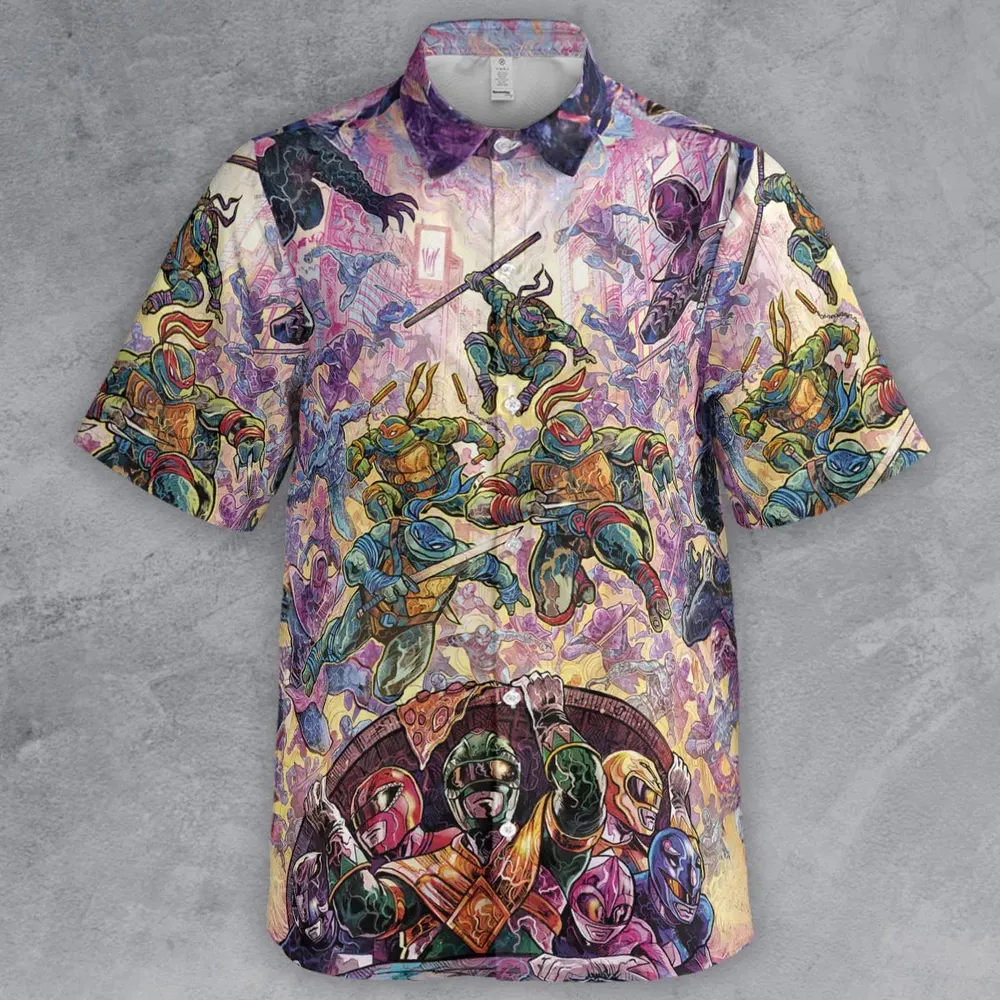 Shell Yeah Teenage Mutant Ninja Turtles Button Down Shirt - 2