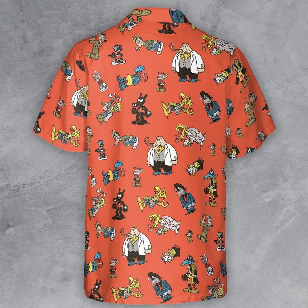 Cast of Peter Porker Button Down Shirt - 3