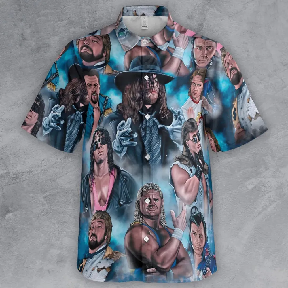 90s Wrestlers Button Down Shirt - 2