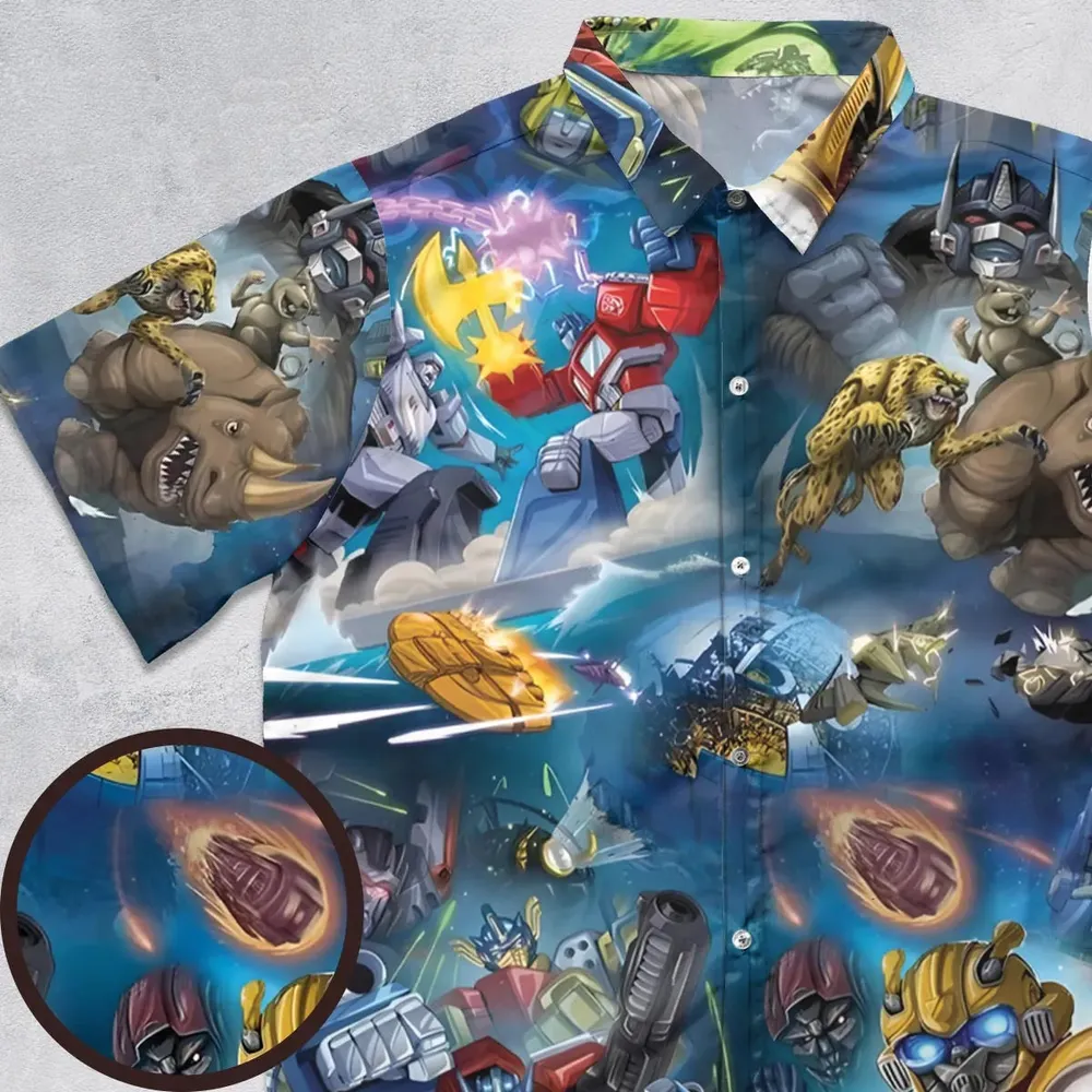 Beast Wars Button Down Shirt - 1