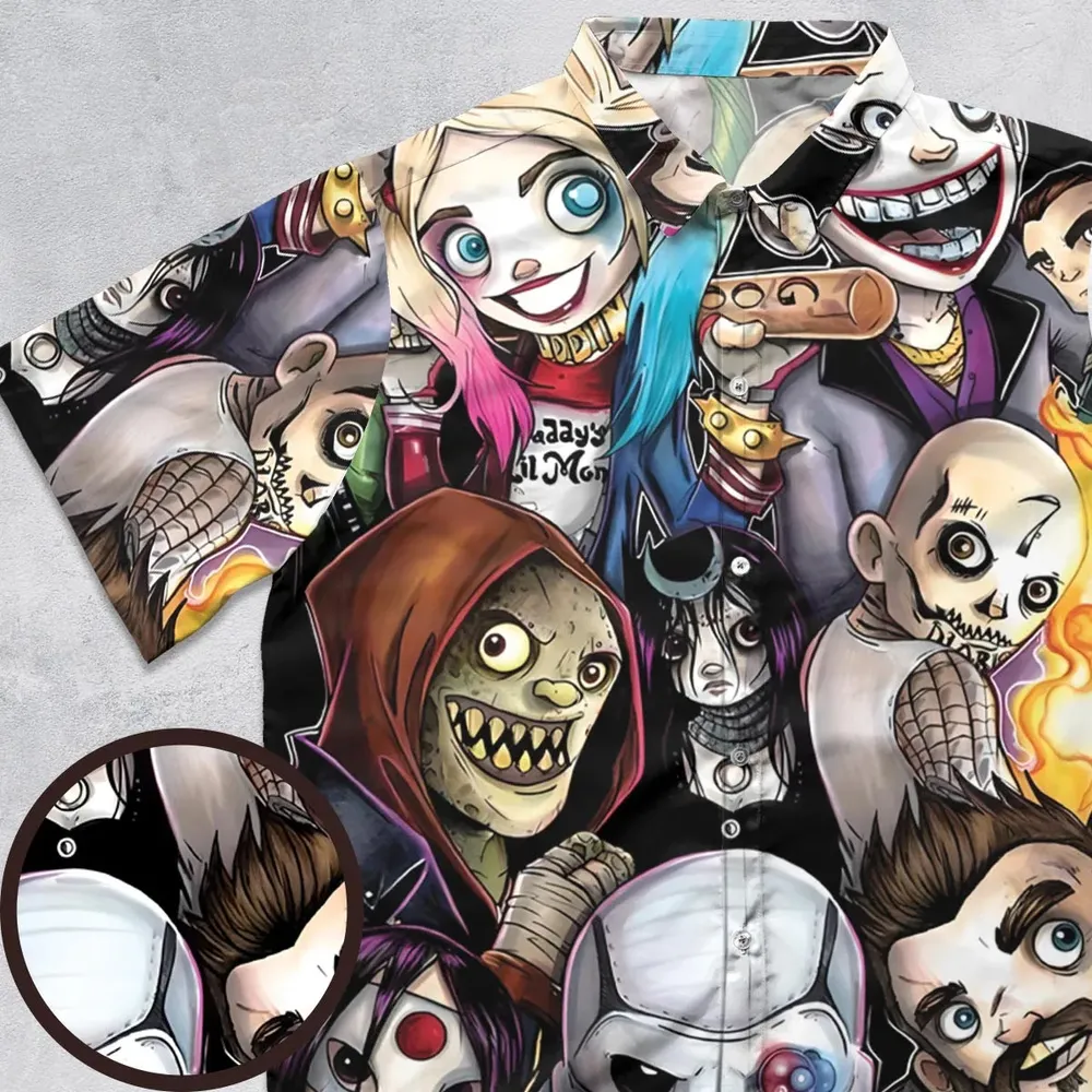 Mini Suicide Squad Button Down Shirt - 1
