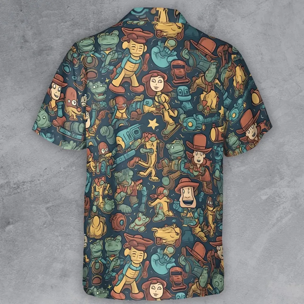 Story of Toy Cowboys Toy Story Button Down Shirt - 3