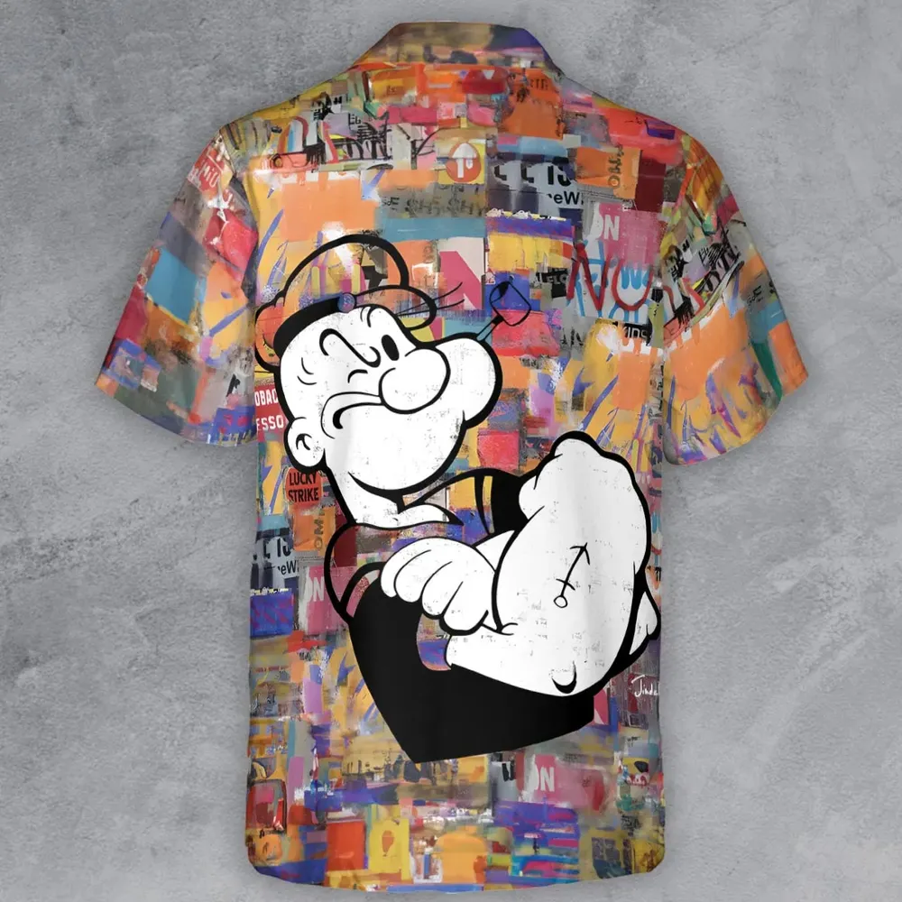 Popeye The Sailor Man Button Down Shirt - 3