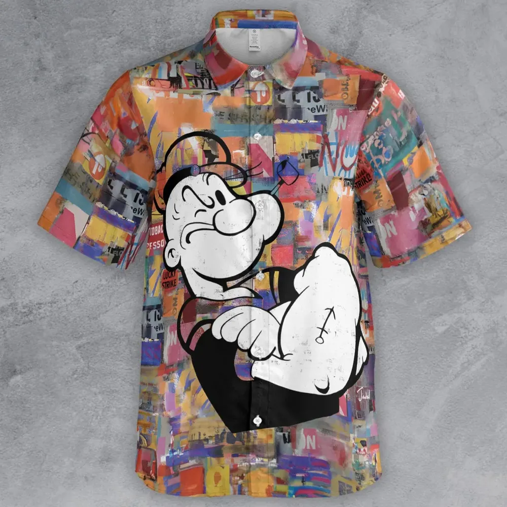 Popeye The Sailor Man Button Down Shirt - 2