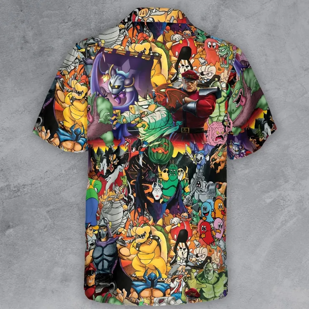 Gaming Bad Bosses Button Down Shirt - 3