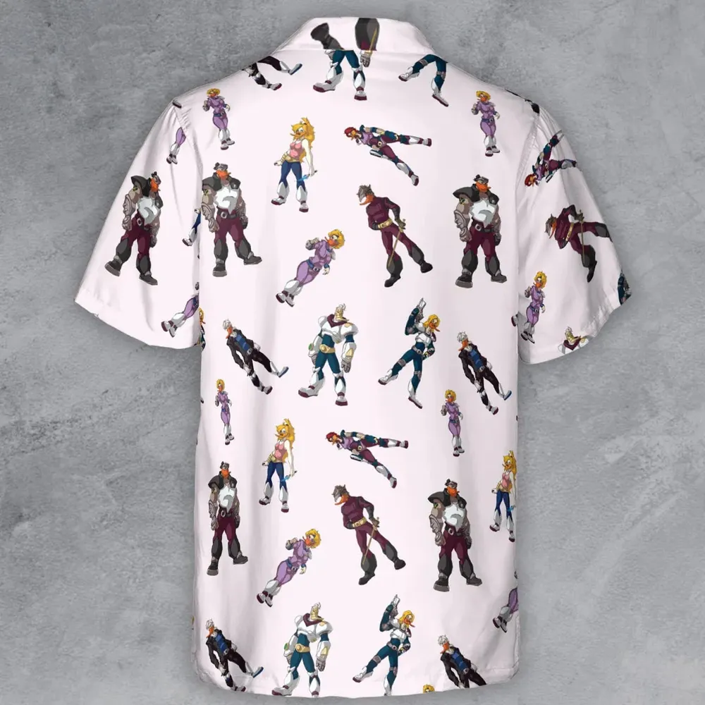 Mighty Ducks The Animated Series Characters Button Down Shirt - 3