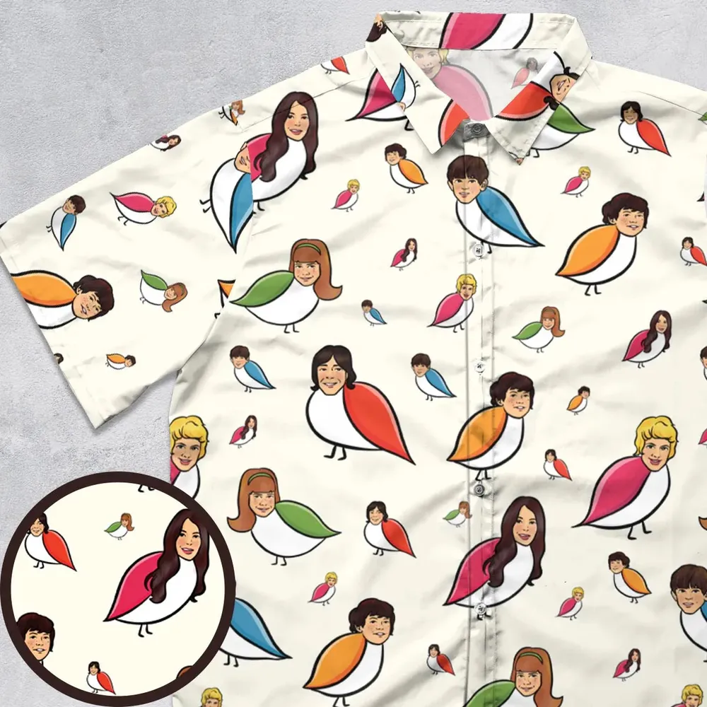 C’mon Get Happy The Partridge Family Button Down Shirt - 1