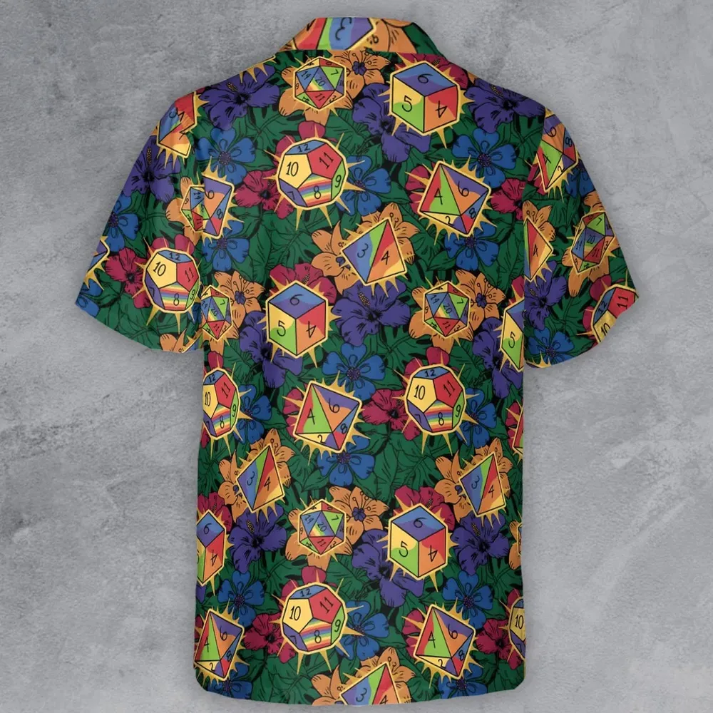 Tropical Dice DnD Button Down Shirt - 3