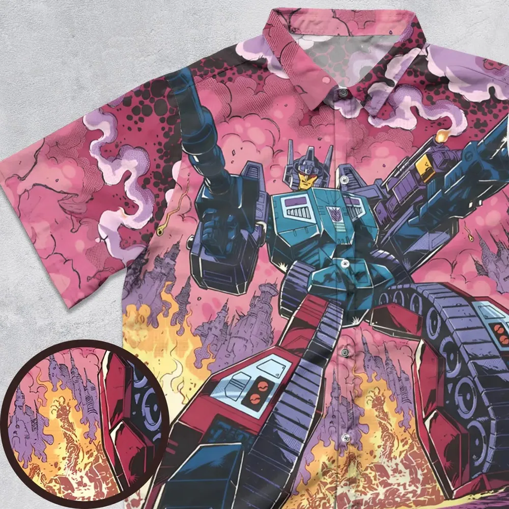 It's Prime Time Transformers Button Down Shirt - 1