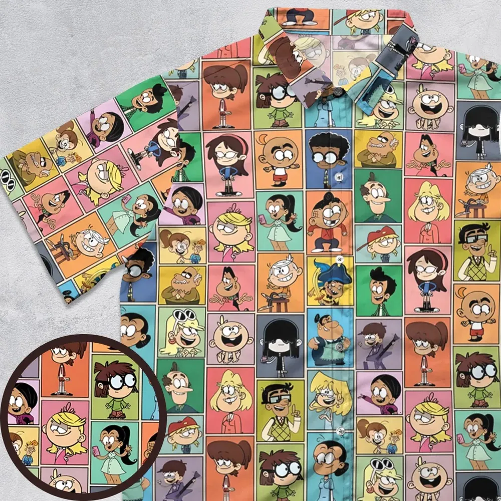 The Loud House Patterns Button Down Shirt - 1
