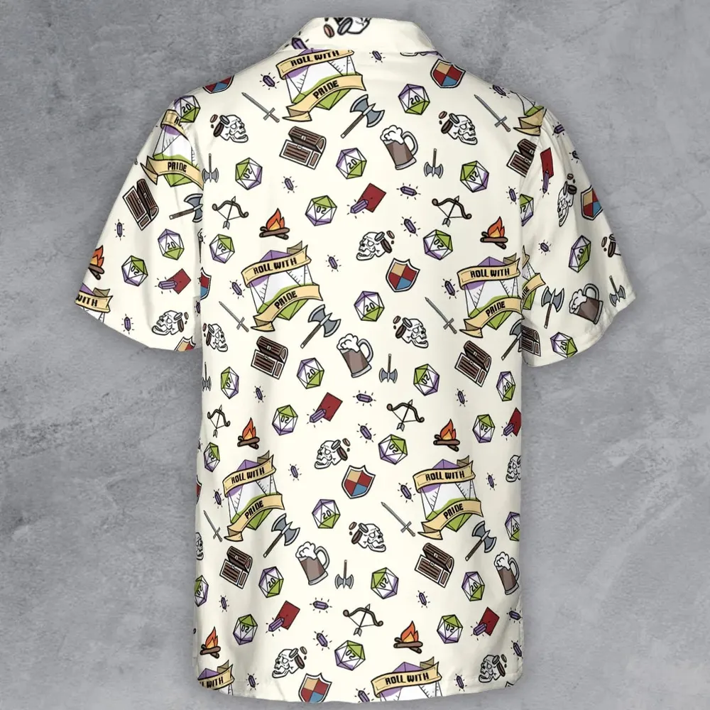 Roll With Pride DnD Button Down Shirt - 3