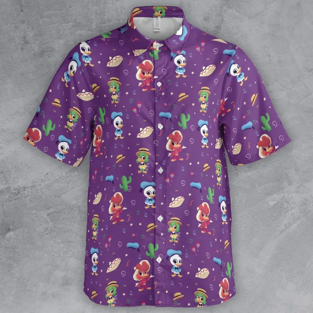 Three amigos Donald Ducktales Button Down Shirt - 2