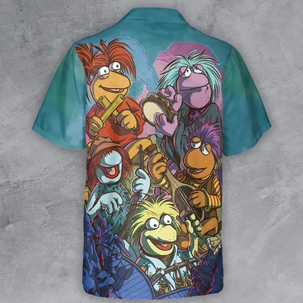 Fraggle Rock Larsen The Muppets Button Down Shirt - 3