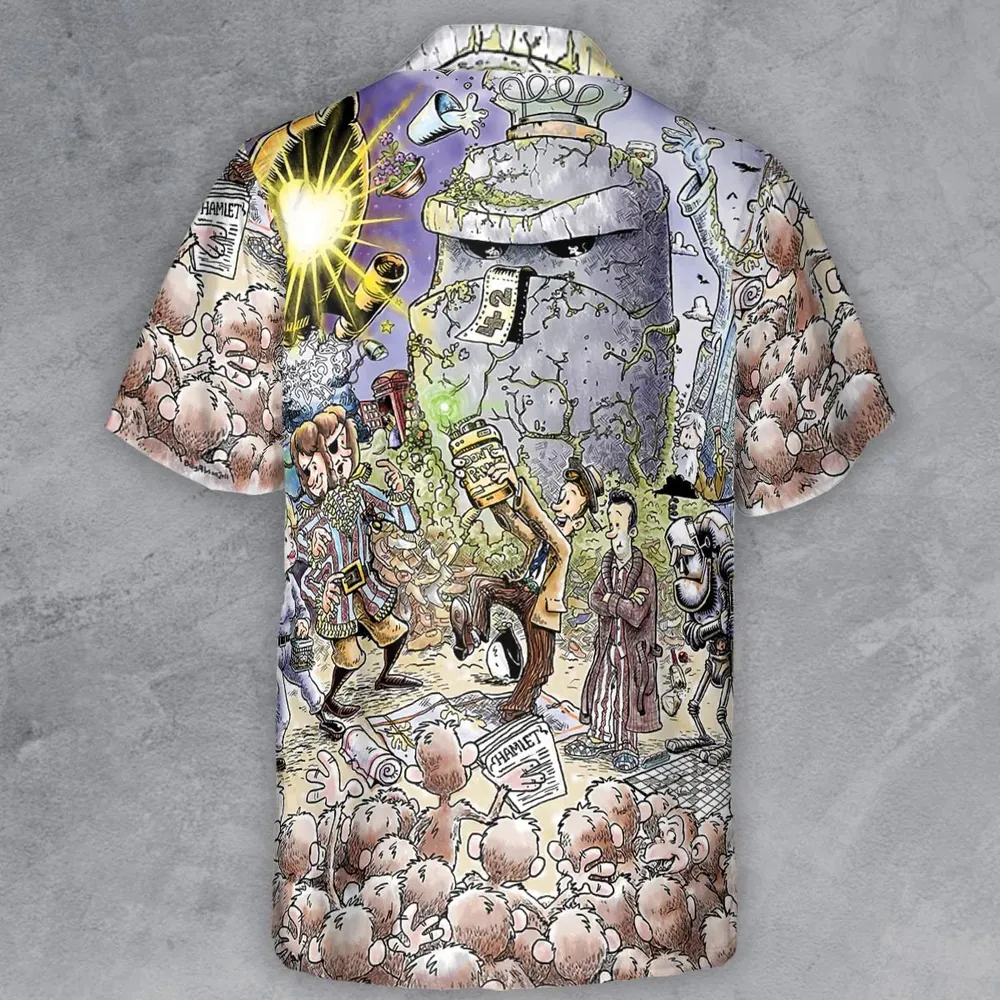 42 Meaning Of Life The Hitchhiker's Guide to the Galaxy Button Down Shirt - 3