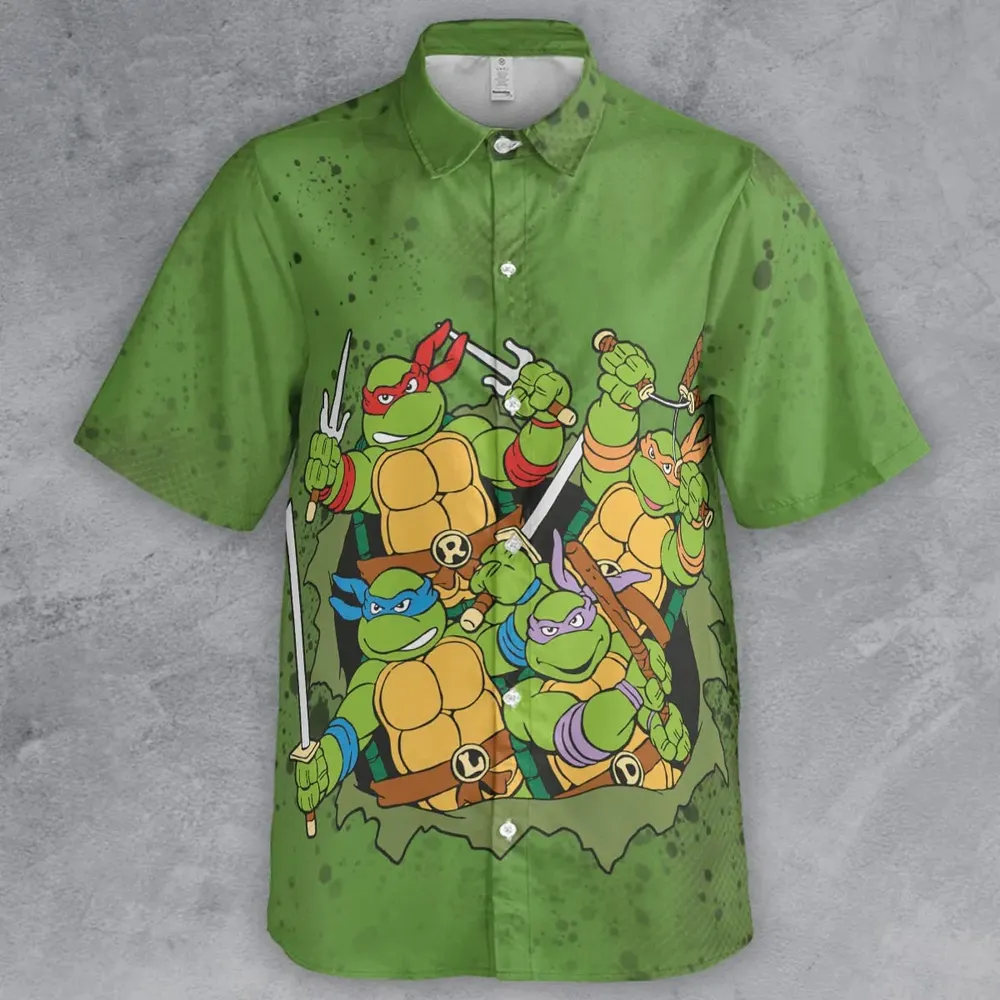 Ninja Style TMNT Button Down Shirt - 2
