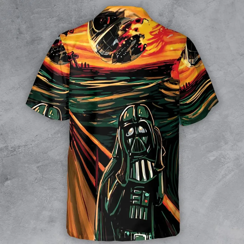 Vader Scream Darth Vader Button Down Shirt - 3