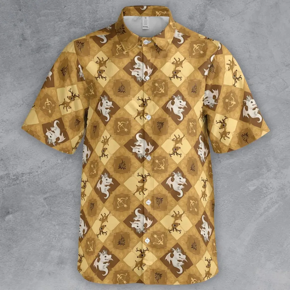 Golden Deer Fire Emblem Button Down Shirt - 2