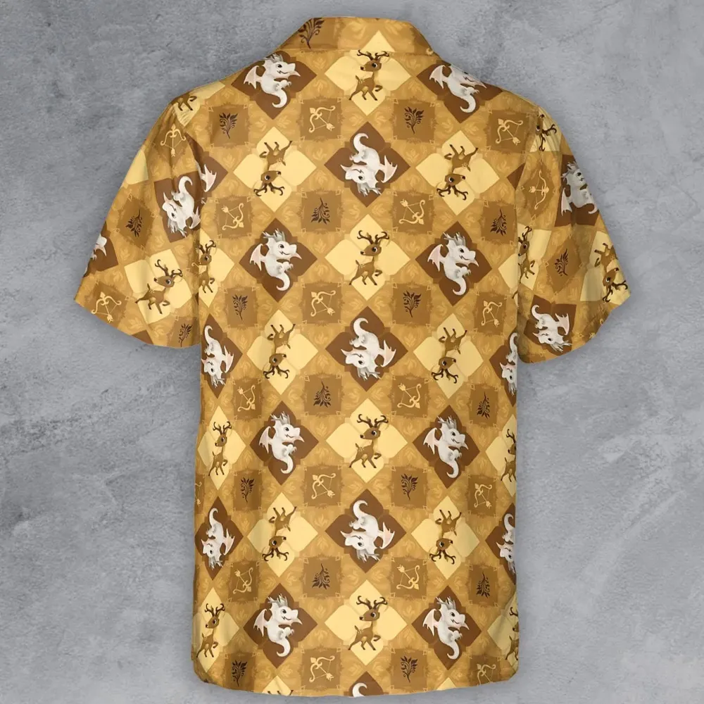 Golden Deer Fire Emblem Button Down Shirt - 3