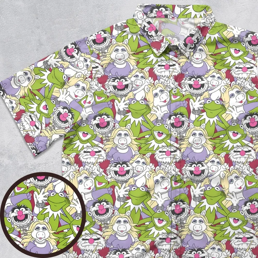 Muppet Mania The Muppets Button Down Shirt - 1