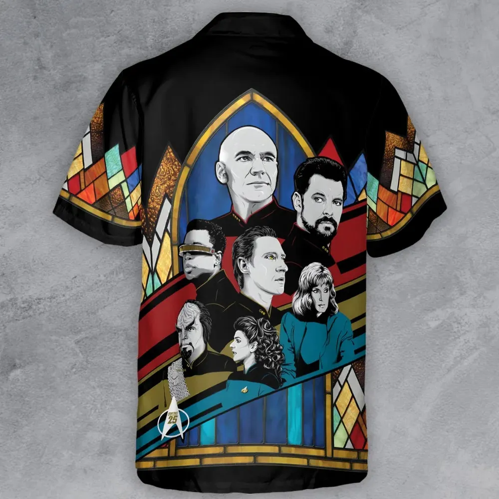 The Next Generation Star Trek Button Down Shirt - 3