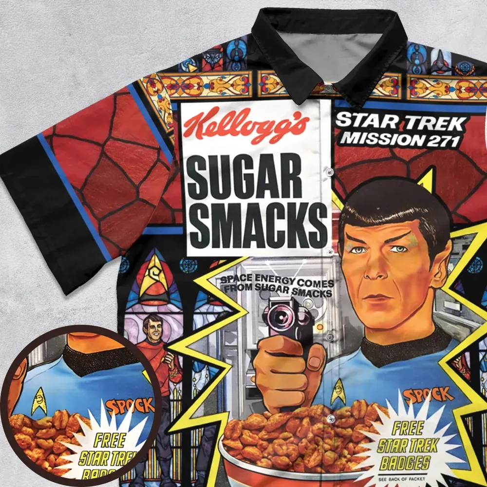 Sugar Smacks Star Trek Button Down Shirt - 1