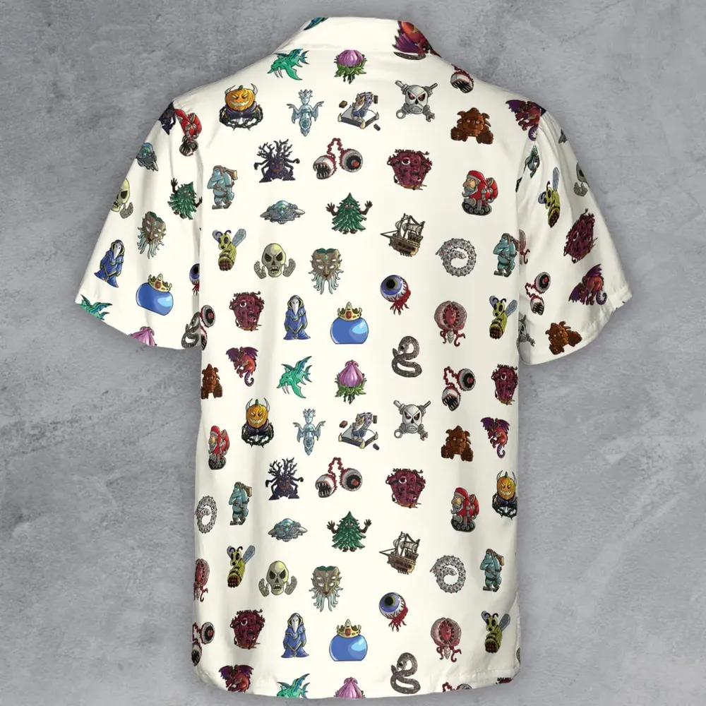 Terrarias All Bosses Terraria Button Down Shirt - 3
