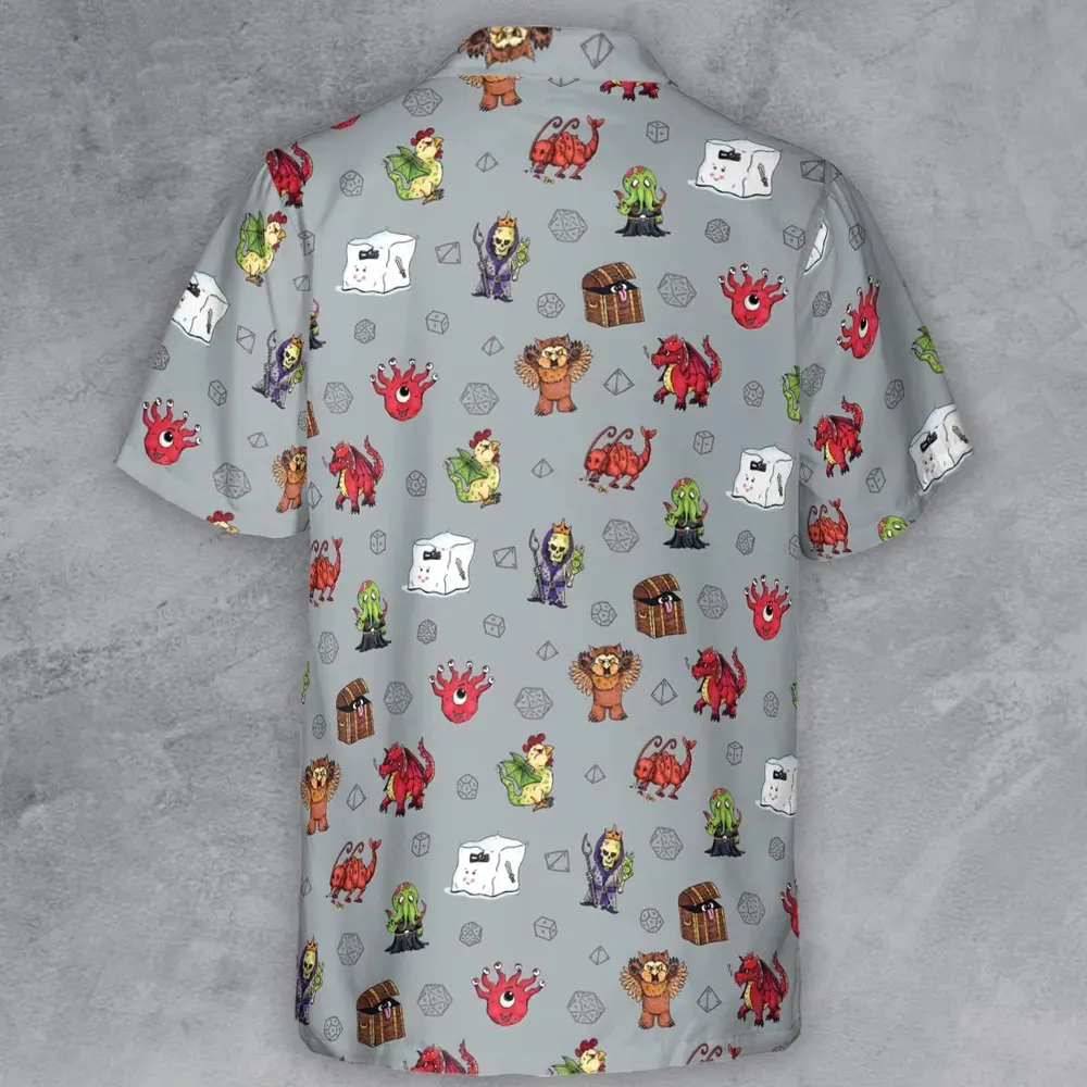 Little Monsters DnD Button Down Shirt - 3