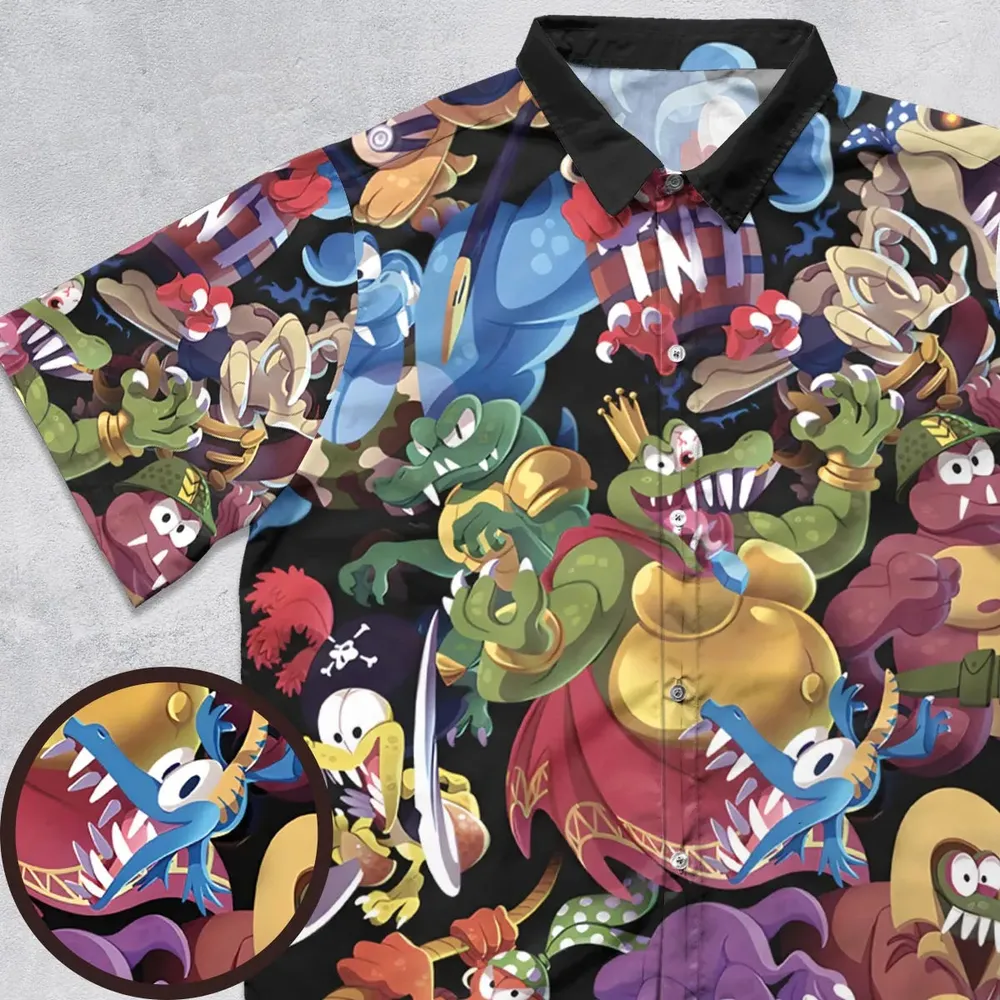Krem Krew Donkey Kong Button Down Shirt - 1