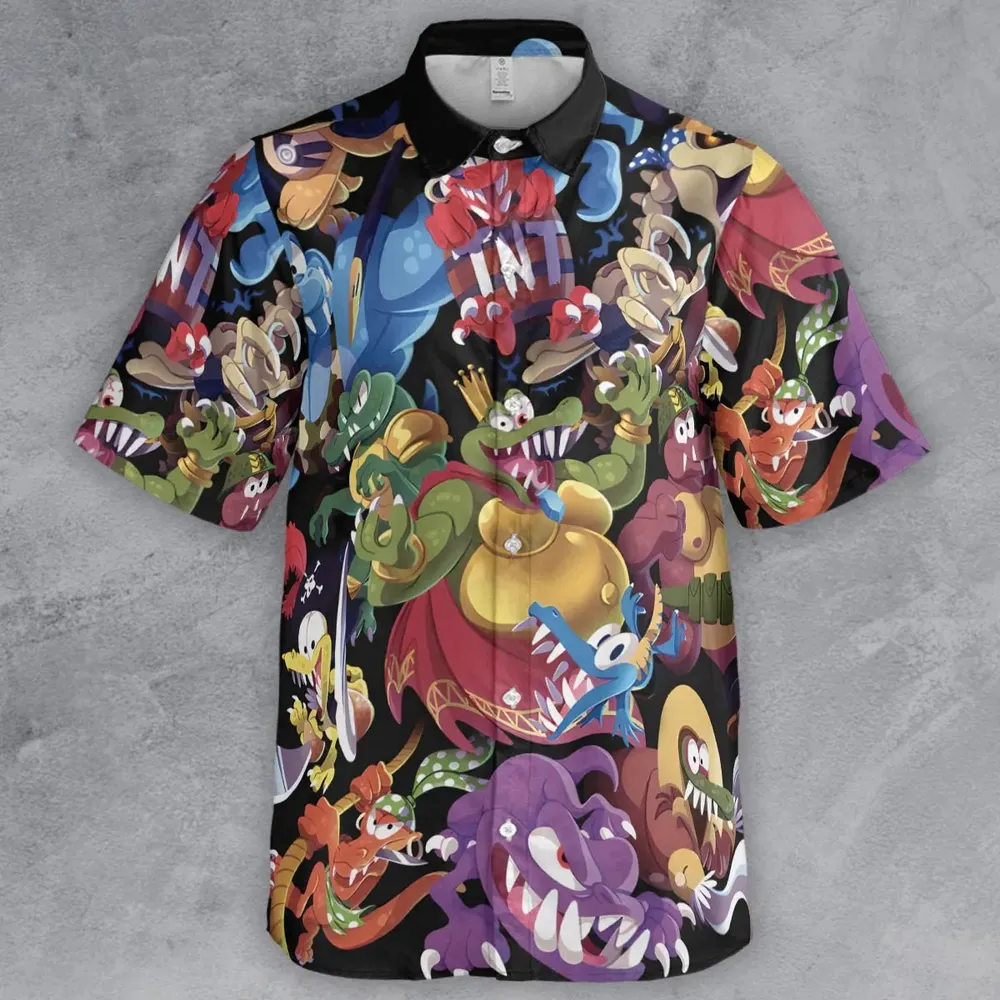 Krem Krew Donkey Kong Button Down Shirt - 2