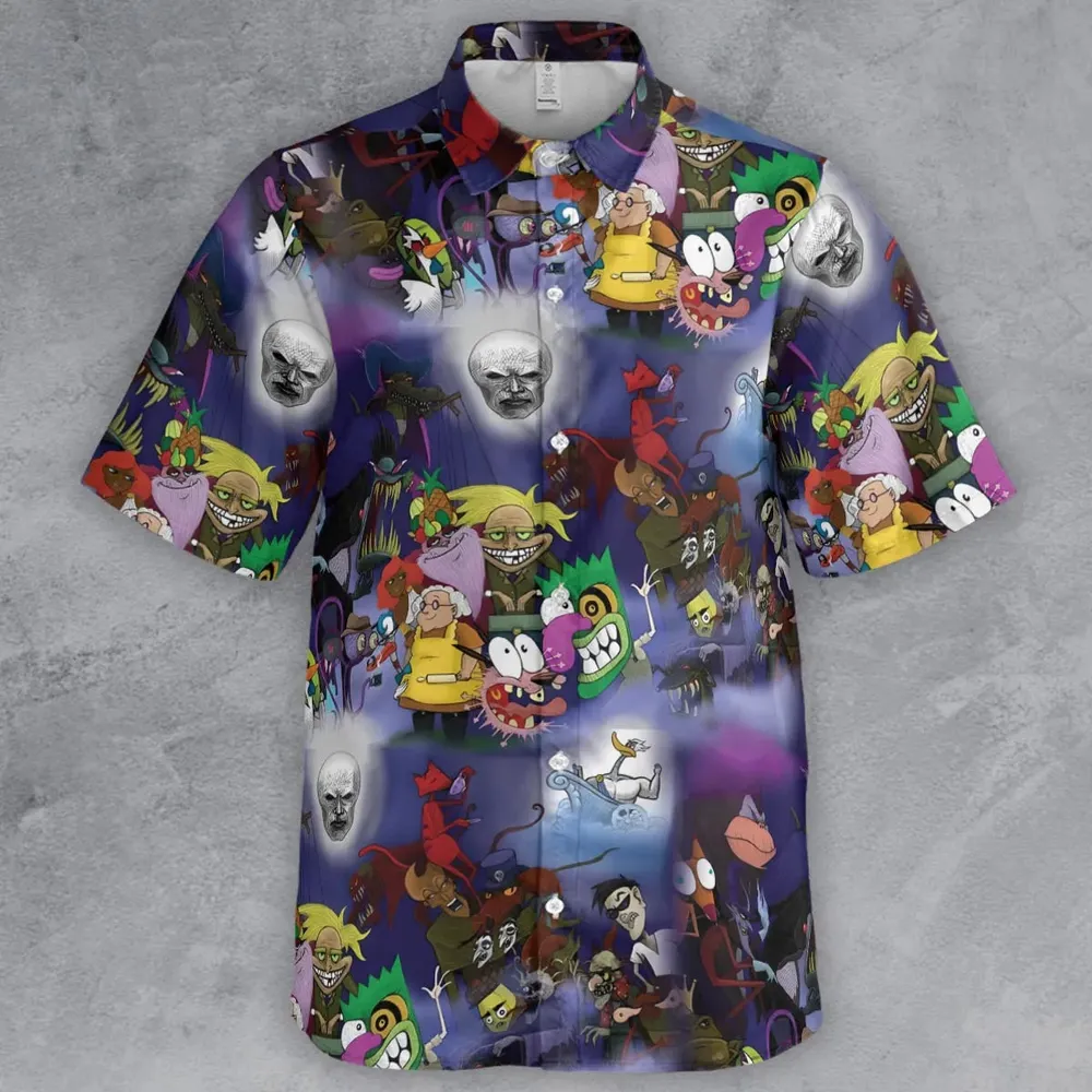 Fearless Courage the Cowardly Dog Button Down Shirt - 2