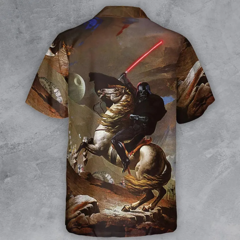 Freedom Darth Vader Star Wars Button Down Shirt - 3