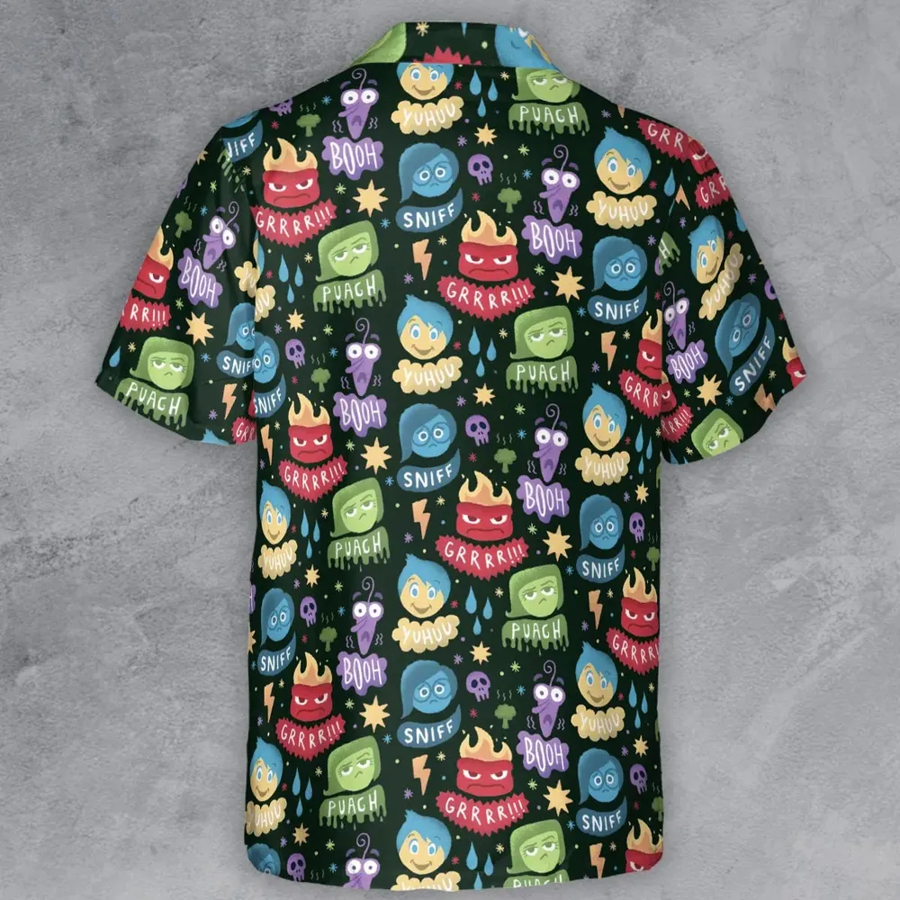 Colourful Mind Inside Out Button Down Shirt - 3