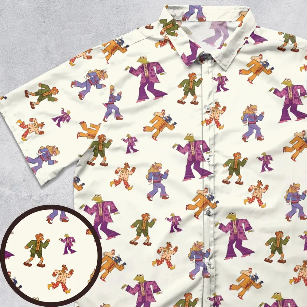 Talking Heads The Muppets Button Down Shirt - 1