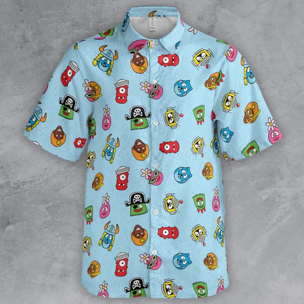 Yo Gabba Gabba Star Wars Mashup Button Down Shirt - 2