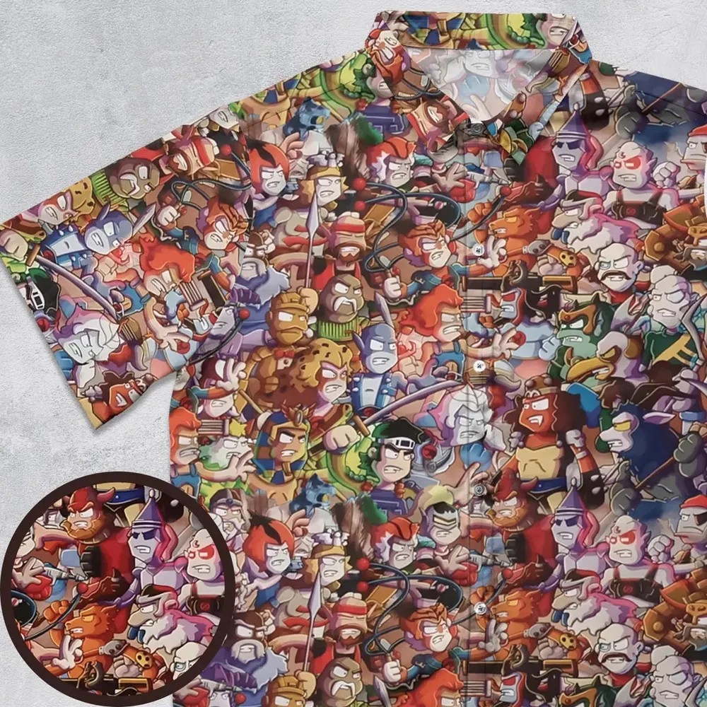 The Battle for Thundera ThunderCats Button Down Shirt - 1