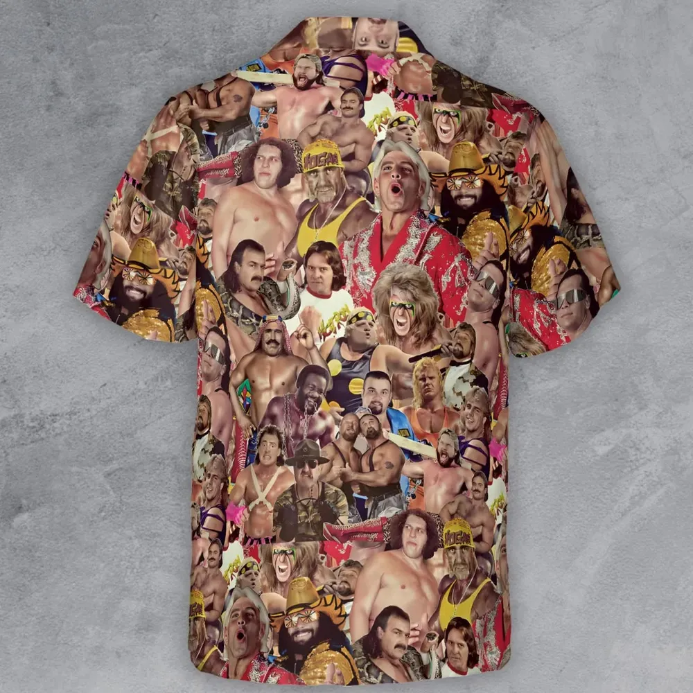 Pro Wrestlers Button Down Shirt - 3