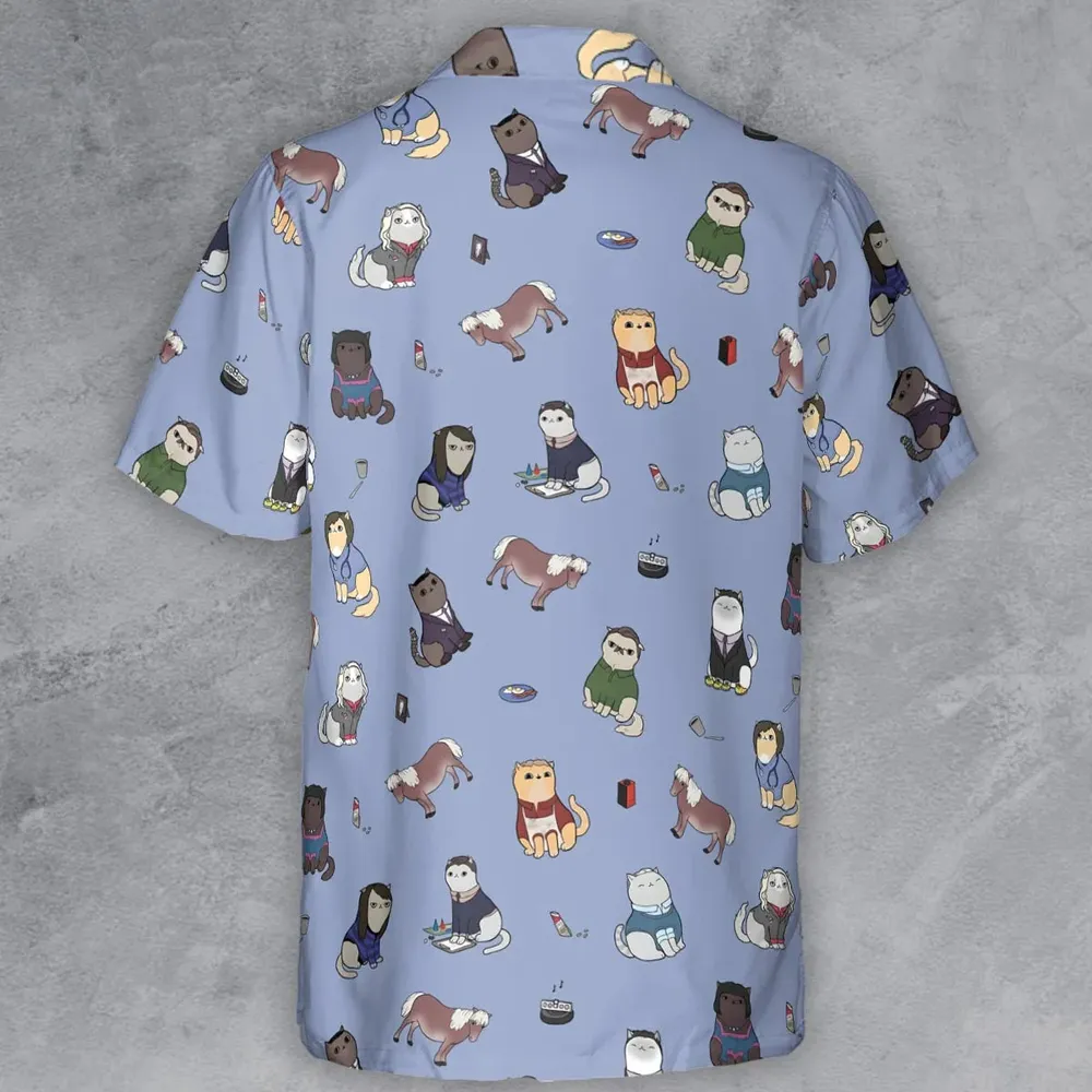 Purrs and Recreation Parks and Recreation Button Down Shirt - 3