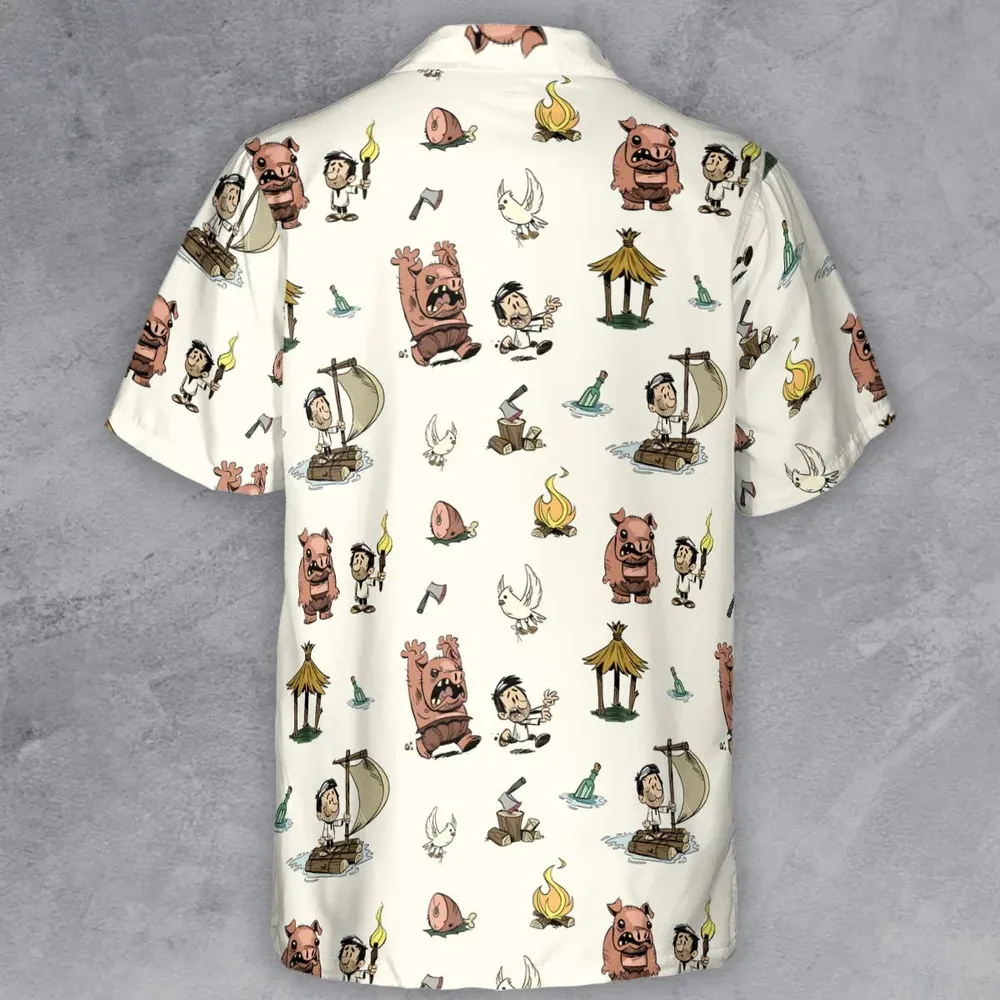 Don't Starve Collection Button Down Shirt - 3