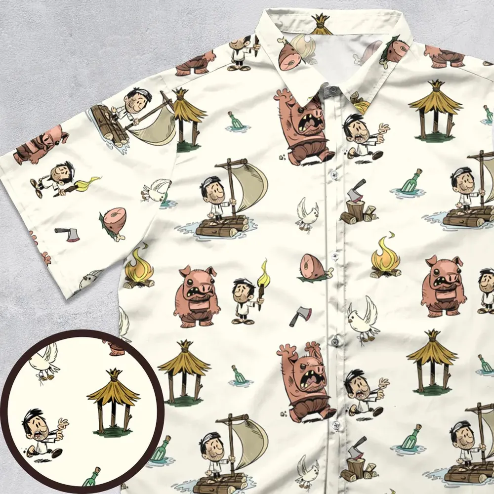 Don't Starve Collection Button Down Shirt - 1