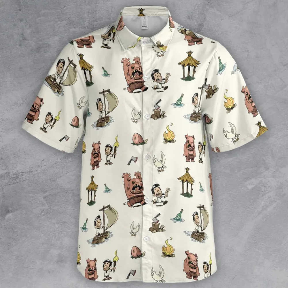 Don't Starve Collection Button Down Shirt - 2